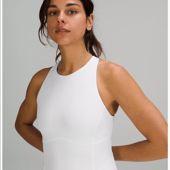 NWT Lululemon White Court Crush Dress - Picture 3 of 11